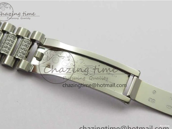 MiroTime 0521 Day-Date 36mm 128239 SS Crystal BP Best Edition Blue Crystal Marker Dial on SS President Bracelet A OdorResistant 2677